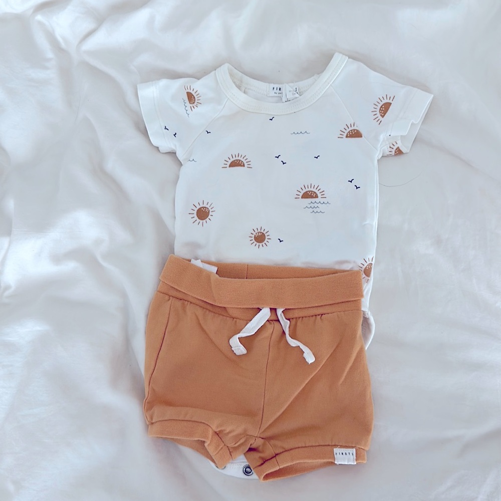 Firsts Sunshine Print Set (Newborn)
